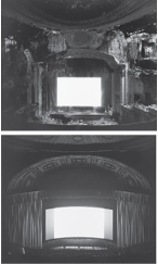 Imágenes de la serie y fotolibro Theaters (2000).