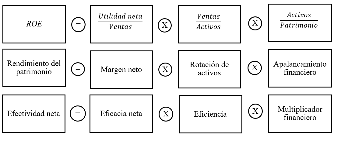 Equivalencias conceptuales con el Sistema Dupont
Ampliado